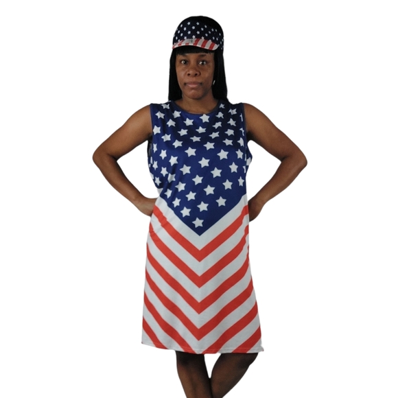 For G and PL American Flag Dress - Picture 3 of 14